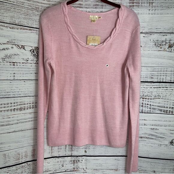 Vintage G.H. Bass & Company sweater Womens Sz M scoop neck ultra soft Hong Kong - Picture 1 of 11